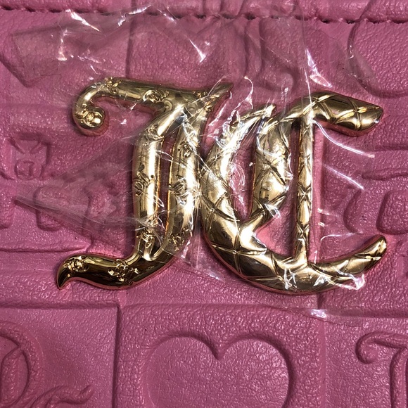 Juicy Couture Cherry Blossom Pretty Pop Small ZA Wallet Back ID Organizer NWT - Picture 6 of 16